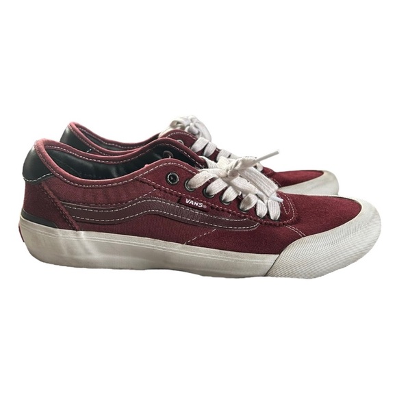 Vans Chima Ferguson Burgundy Suede Pro 2 Ultra Cush 3D Skater Shoes 8.5M/10W - Picture 13 of 13